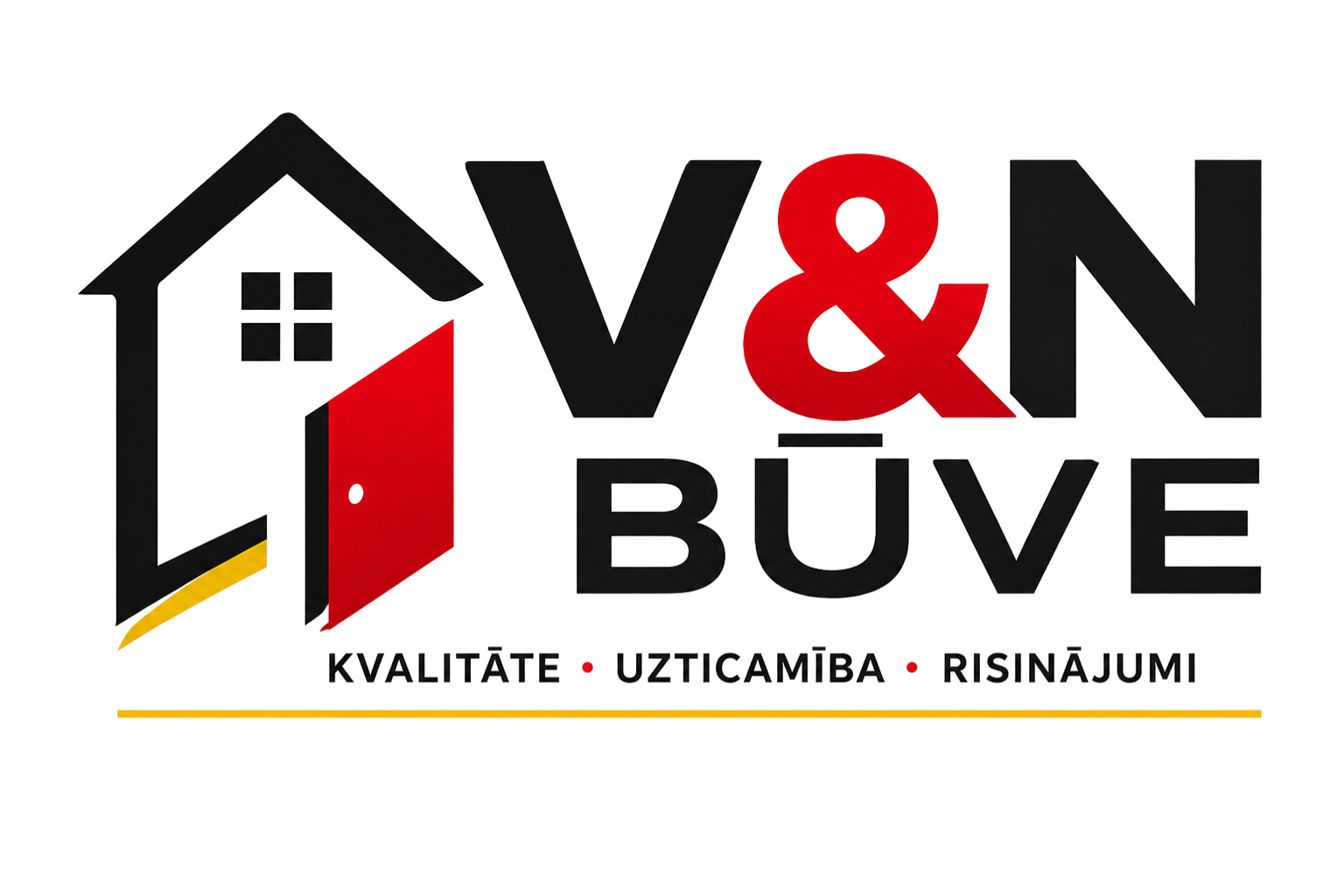 V&N BŪVE logo